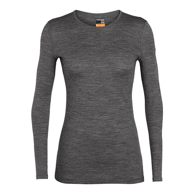 Icebreaker Women's 200 Oasis Crewneck Long Sleeve Base Layer Top