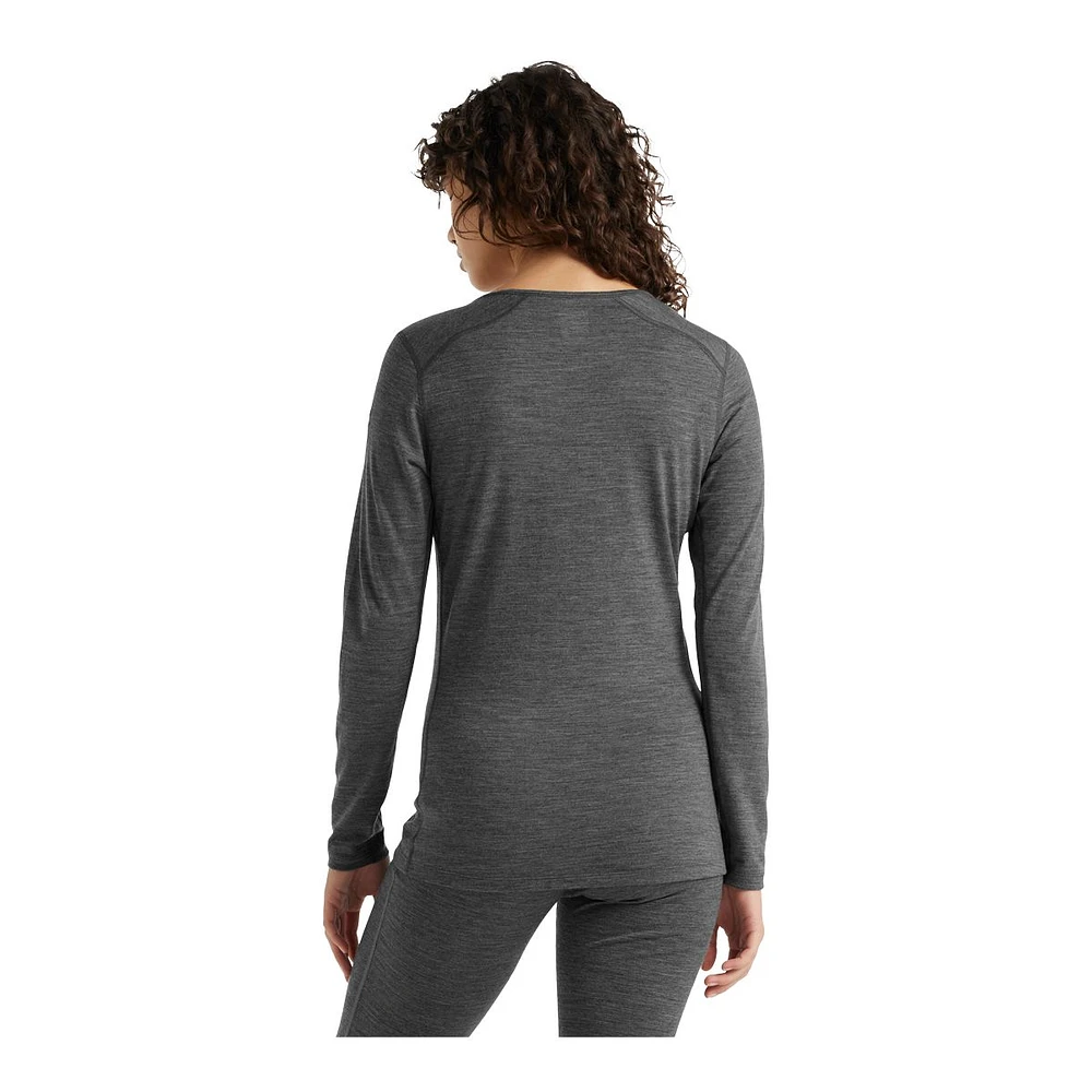 Icebreaker Women's 200 Oasis Scoop Neck Long Sleeve Thermal Top