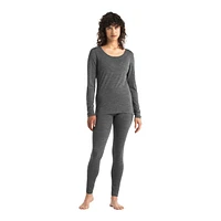 Icebreaker Women's 200 Oasis Scoop Neck Long Sleeve Thermal Top