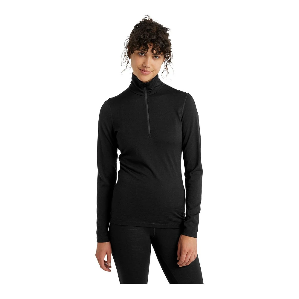 Icebreaker Women's 200 Oasis 1/2 Zip Long Sleeve Top