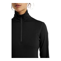 Icebreaker Women's 200 Oasis 1/2 Zip Long Sleeve Top