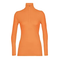 Icebreaker Women's 200 Oasis 1/2 Zip Long Sleeve Top