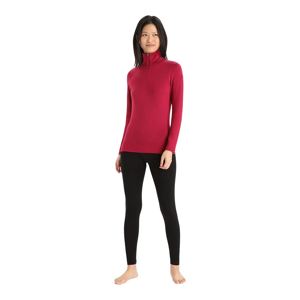 Icebreaker Women's 260 Tech 1/2 Zip Long Sleeve Top