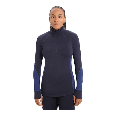 Icebreaker Women's 260 Zone 1/2 Zip Long Sleeve Top