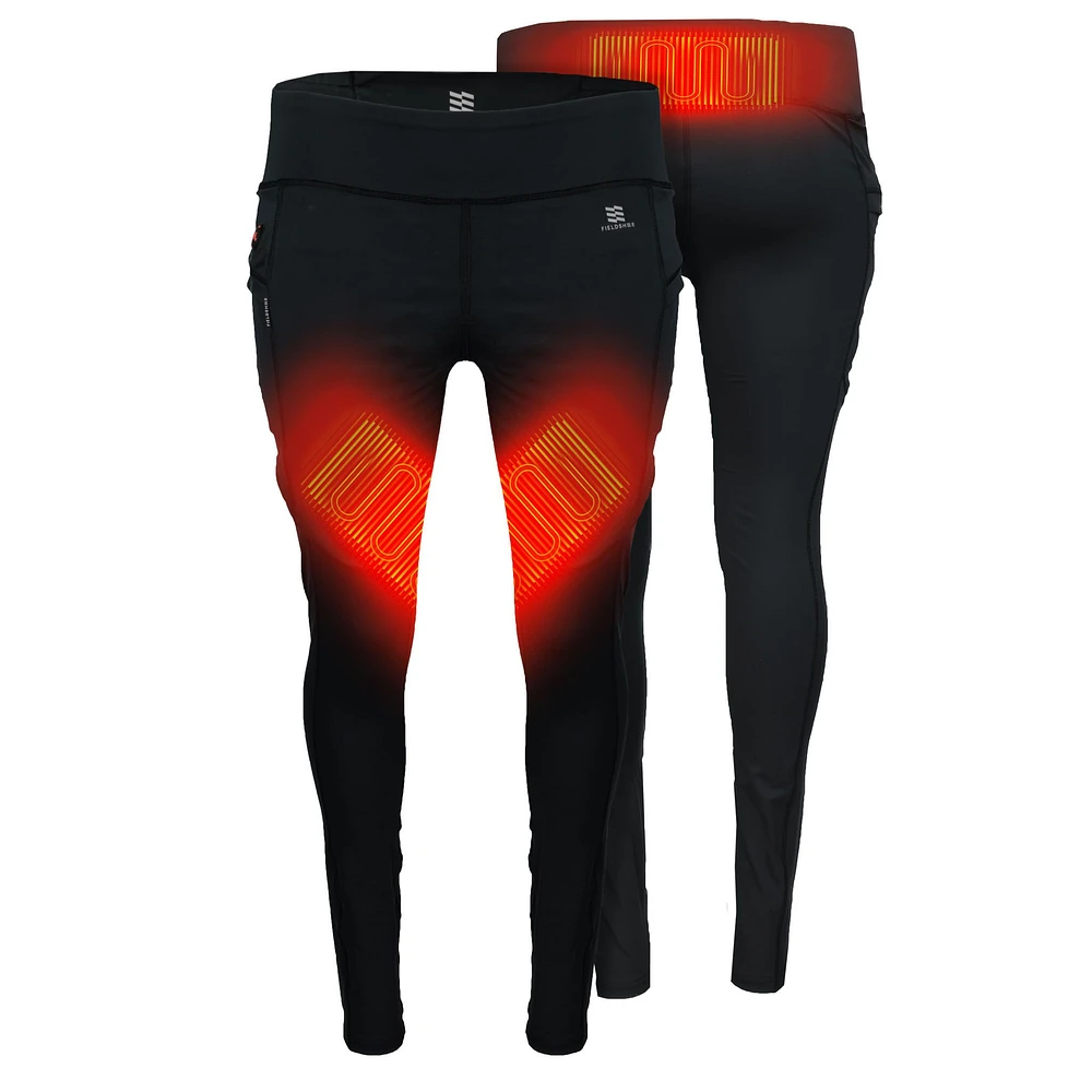 Fieldsheer Women's Mobile Warming PRT Heated Baselayer Pants with 7.4V Battery