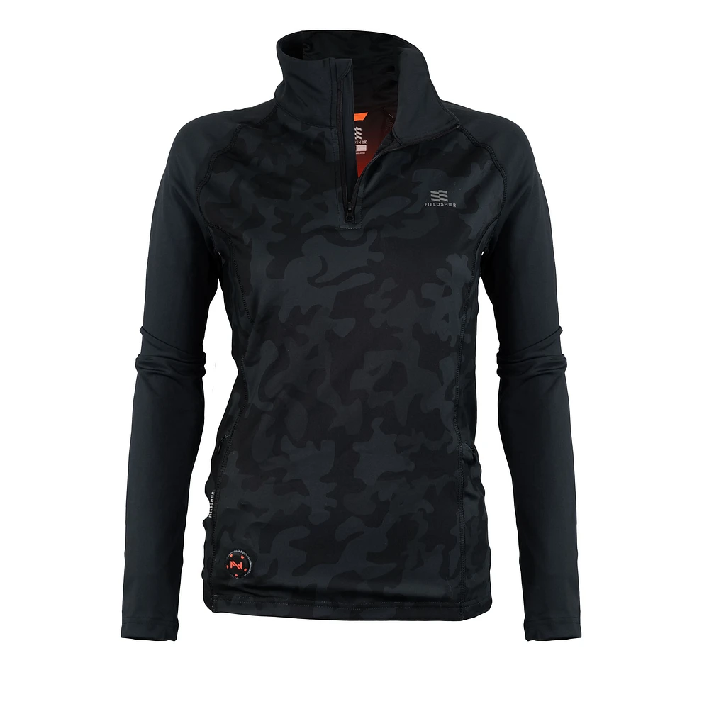 Fieldsheer Women's Mobile Warming PRT Heated Baselayer Shirt with 7.4V Battery