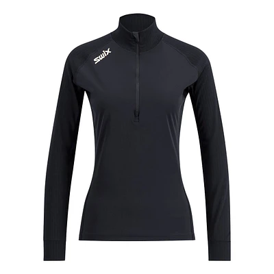 Swix Women's Racex Classic Wind Half Zip Baselayer Top