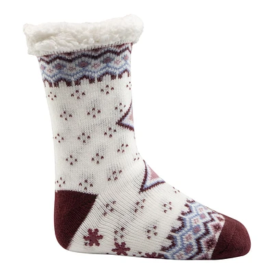 Ripzone Girls' Cozy Cabin Crew Socks