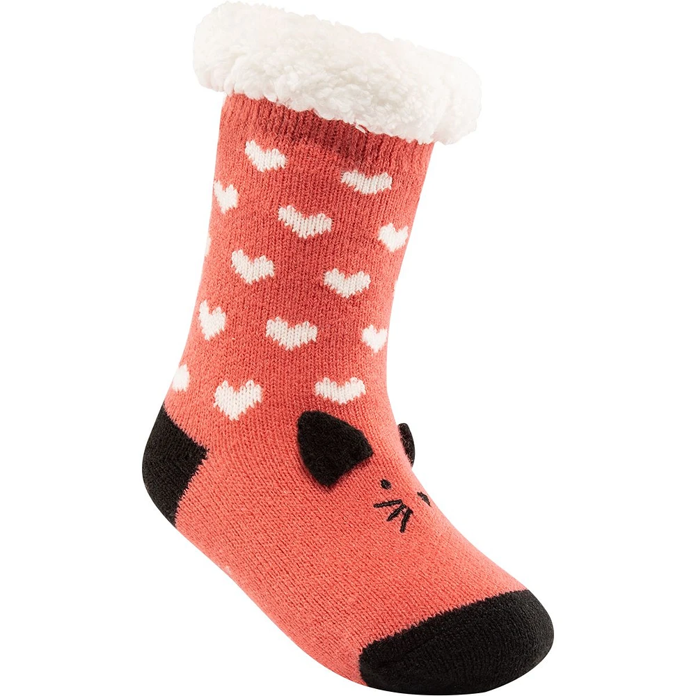 Ripzone Toddler Girls' Kitty Cozy Socks