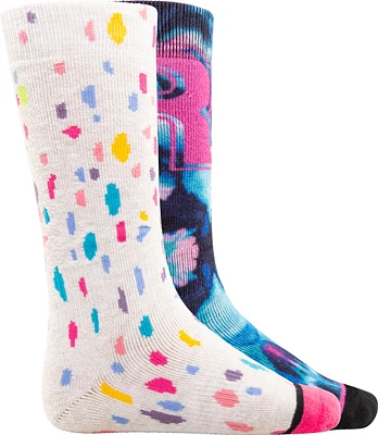 Ripzone Girls' Snow Sock - 2 Pack