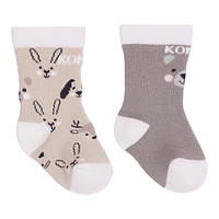 Kombi Infant Boy's Adorable Twin Pack Socks