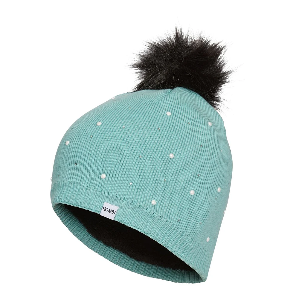 Kombi Girls' Flashy Pom Toque