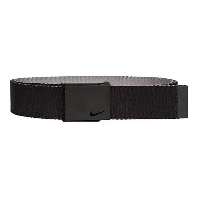 Nike Golf Reversible Essentials Web Belt - Blk/Grey