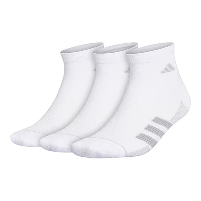 adidas Men's Stripe II Quarter Socks, 3-Pack