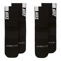 Nike Men's Run Multiplier Ankle Socks 2 Pk