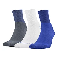 Under Armour Men's Phenom Athletic Crew Socks, Moisture-Wicking, 3-Pack