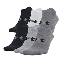 Under Armour Men's Essential Athletic No-Show Socks, Lightweight