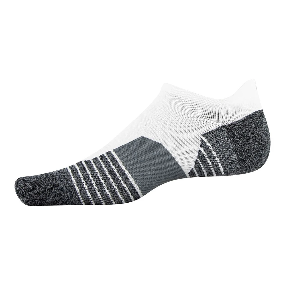 Under Armour Men's Run Cushion No-Show Tab Socks, Quick-Dry, 2-Pack