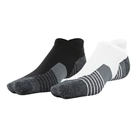 Under Armour Men's Run Cushion No-Show Tab Socks, Quick-Dry, 2-Pack