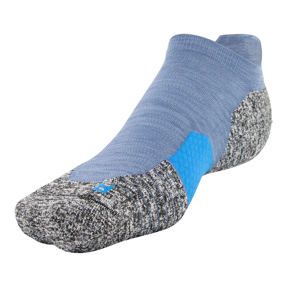 Under Armour Men's Run Cushion No-Show Tab Socks, Quick-Dry