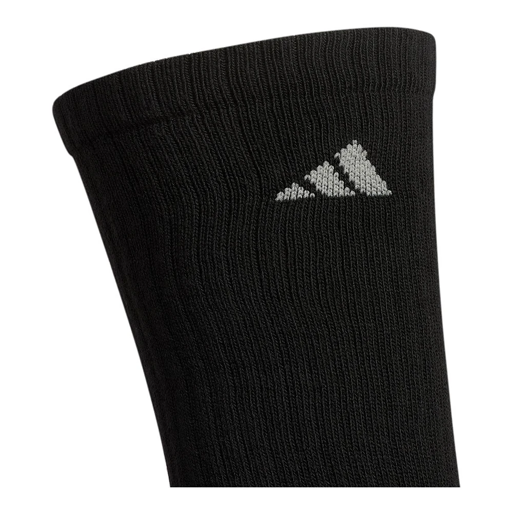 adidas Men's Athletic Crew Socks - 6 Pack