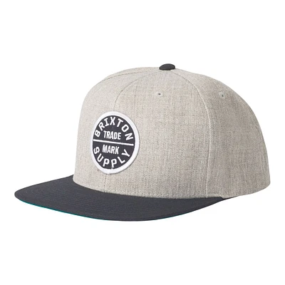 Brixton Men's Oath III Snapback Hat