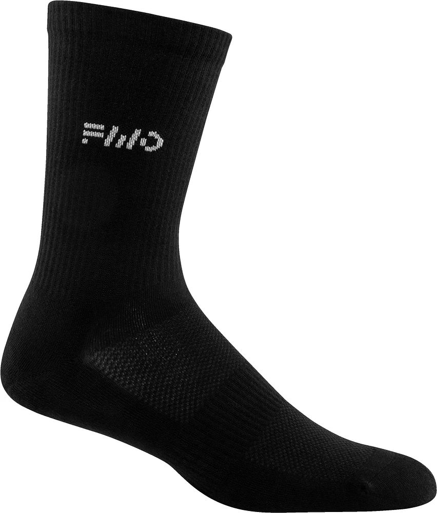 FWD Men's Mesh Crew Socks, Moisture-Wicking, 6-Pack