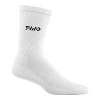 FWD Men's Mesh Crew Socks, Moisture-Wicking, 6-Pack