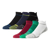 FWD Men's Run No-Show Socks, Moisture-Wicking, 6-Pack