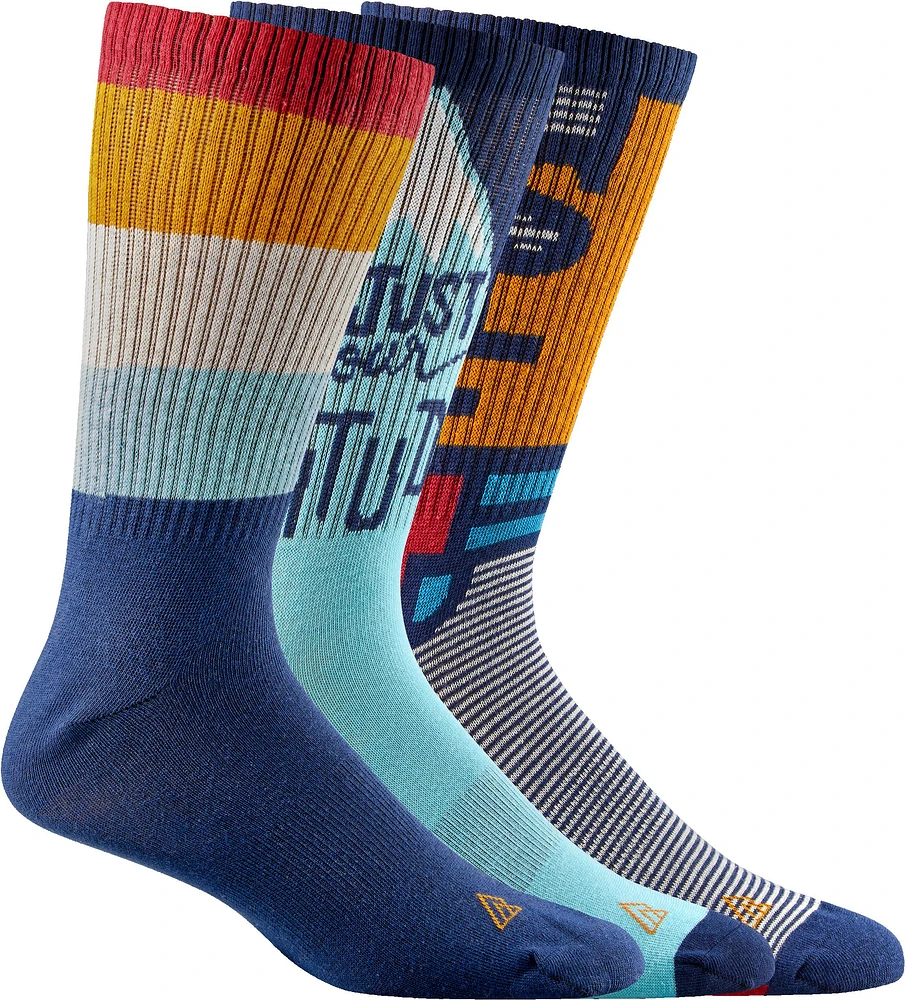 Ripzone Men's Altitude Crew Socks - 3 Pack