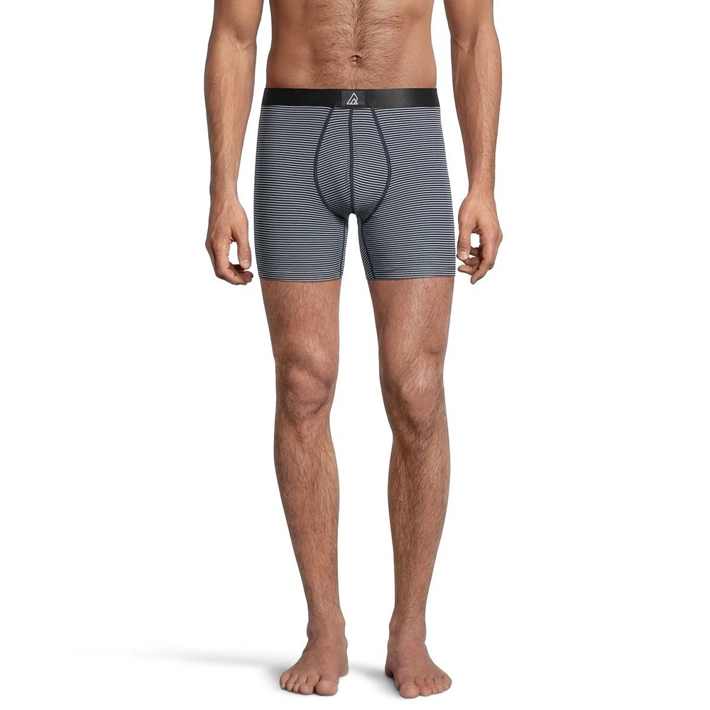 Ripzone Freestyle Men's Boxer Brief, Cotton Blend Underwear, Breathable