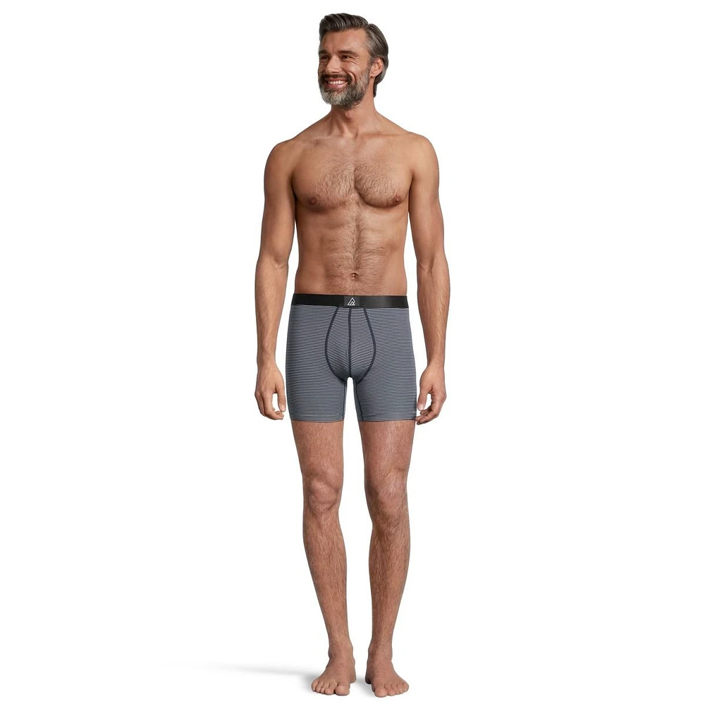 Ripzone Freestyle Men's Boxer Brief, Cotton Blend Underwear, Breathable