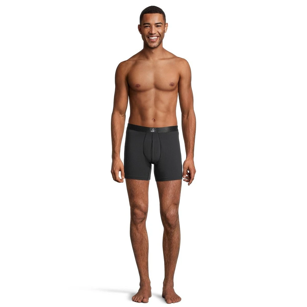 Ripzone Freestyle Men's Boxer Brief, Cotton Blend Underwear, Breathable