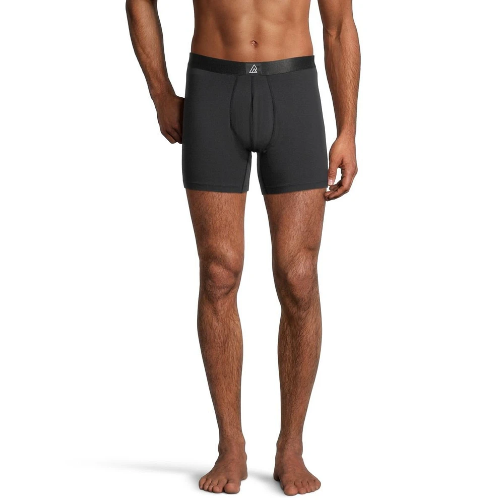 Ripzone Freestyle Men's Boxer Brief, Cotton Blend Underwear, Breathable