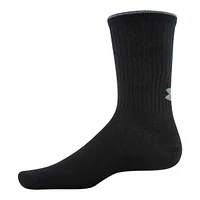 Under Armour Men's Essential Crew Socks, Breathable, 6-Pack