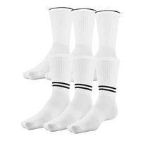 Under Armour Men's Essential Crew Socks, Breathable, 6-Pack