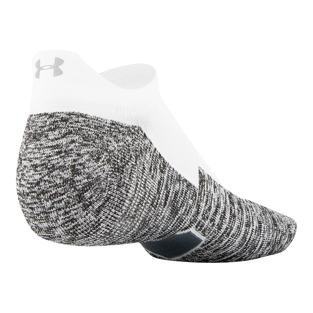 Under Armour Men's Run Cushion No-Show Tab Socks, Breathable