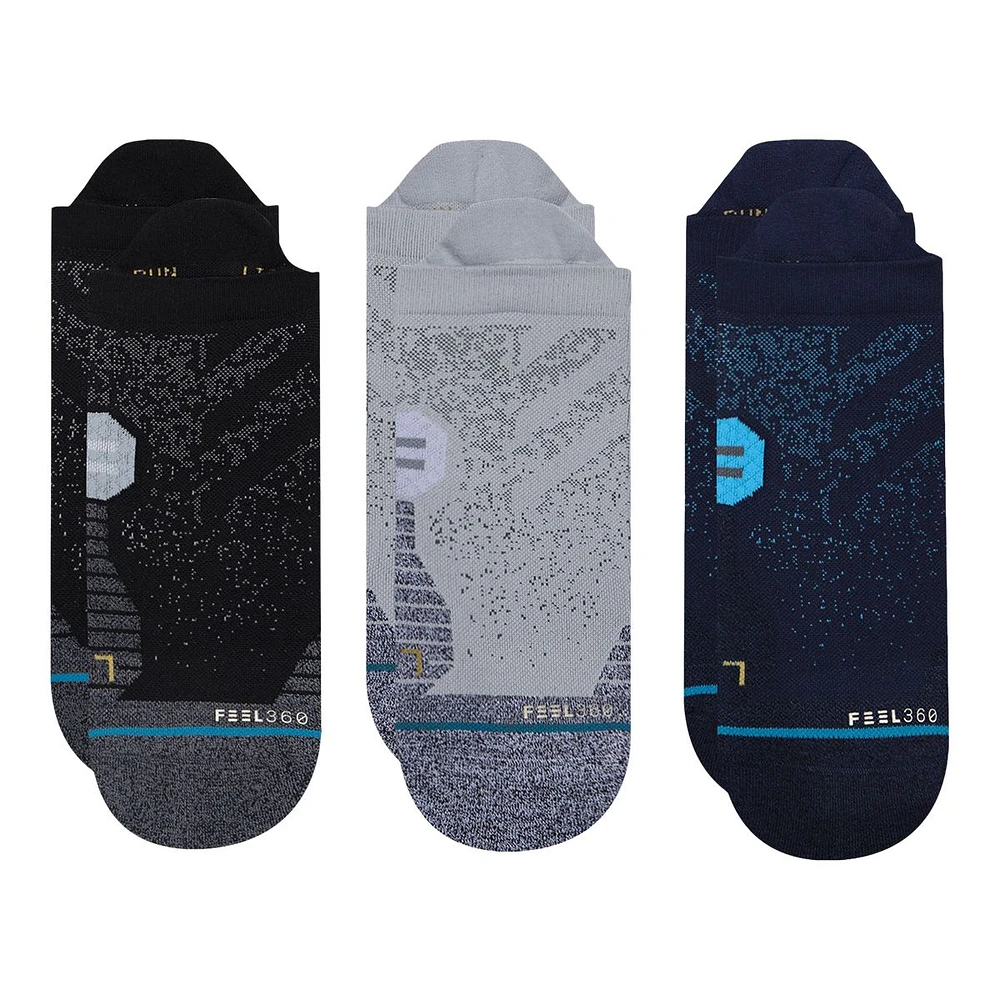 Stance Men's Run Staple No Show Tab Socks - 3 pk