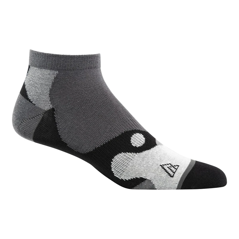 Ripzone Men's Greyscale No Show Socks - 3 Pack