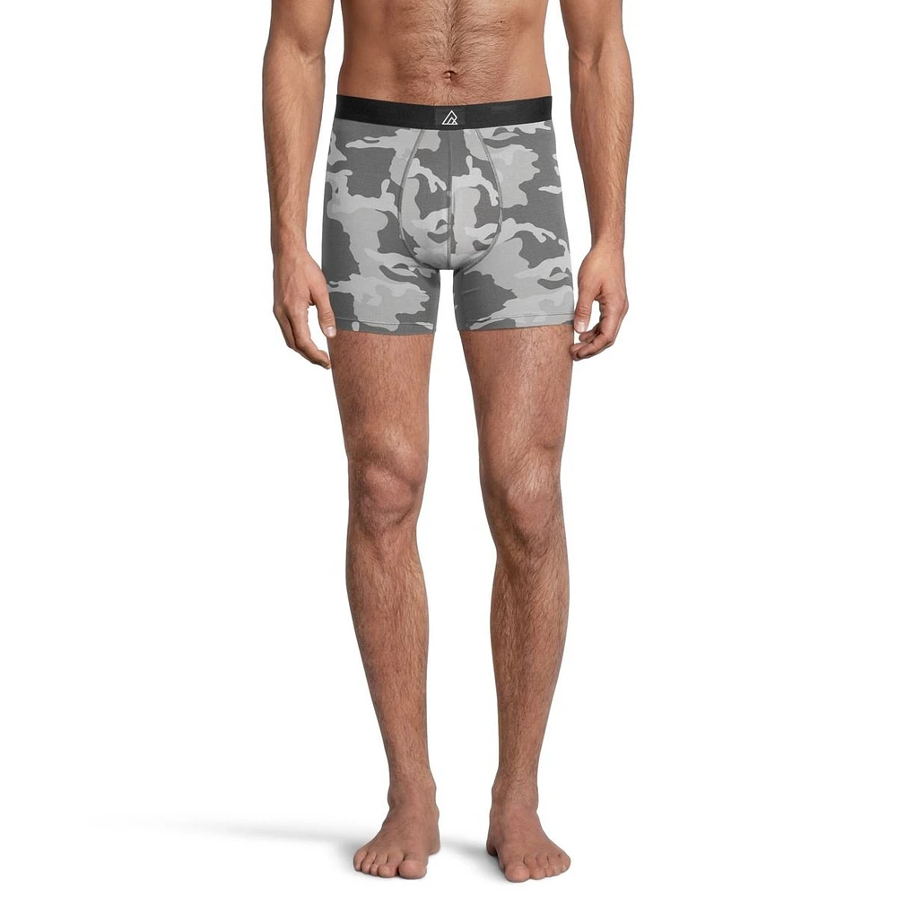 Ripzone Men's Freestyle All Over Print Boxer Brief - 2 Pack