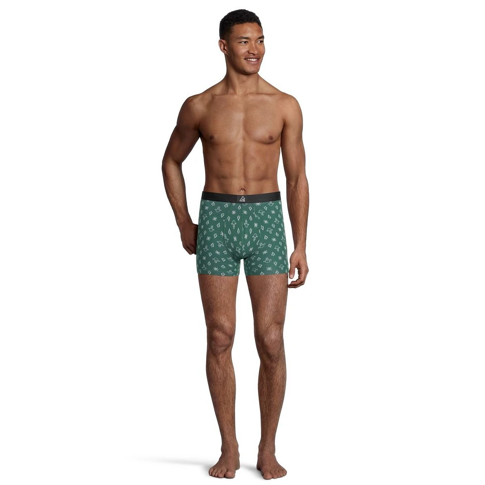 Ripzone Men's Freestyle All Over Print Boxer Brief - 2 Pack