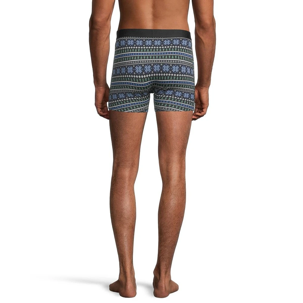 Ripzone Men's Freestyle All Over Print Boxer Brief - 2 Pack