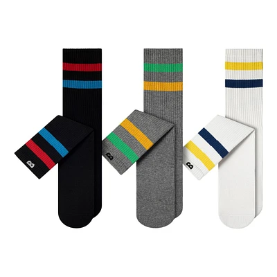 Pair Of Thieves Men's Stripe Socks - 3 Pack