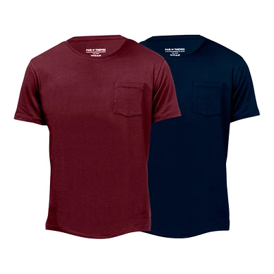 Pair Of Thieves Men's SuperSoft Pocket Crew T Shirt - 2 Pack