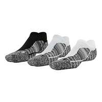 Under Armour Men's Elevated + No-Show Socks, Padded, 3-Pack