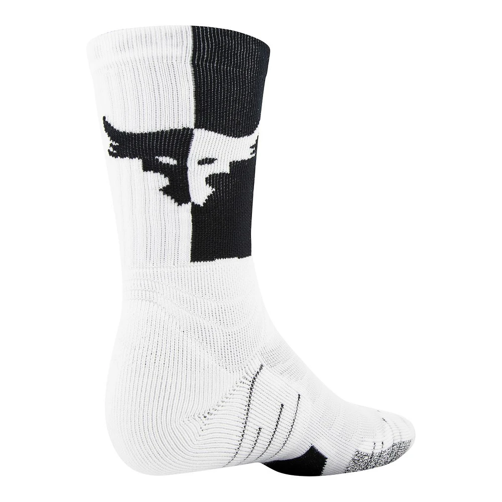 Under Armour Men's Project Rock Playmaker Crew Socks, Breathable