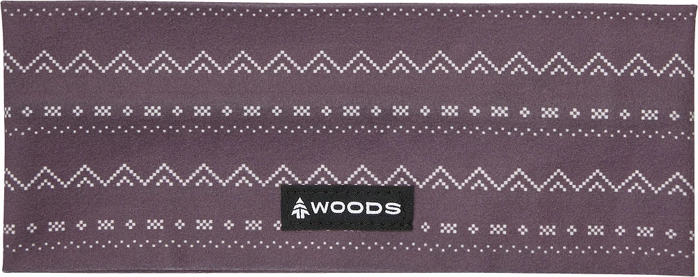 Woods Women's Mallory All Over Print Breathable Ski Headband