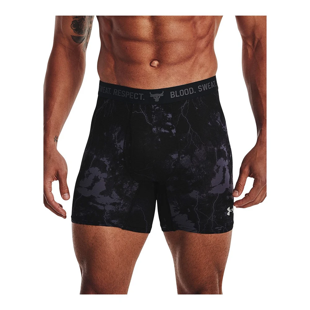 Under Armour Project Rock Men's Boxer Brief, Underwear, Iso-Chill