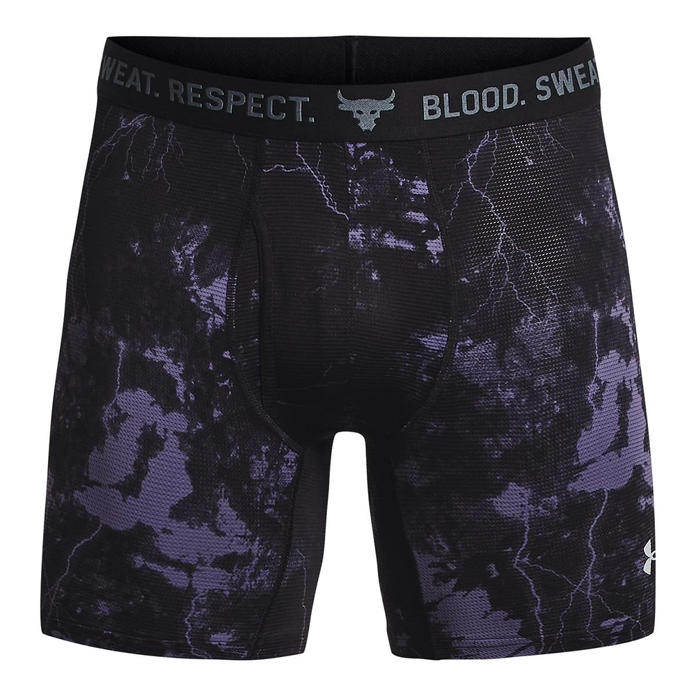 Under Armour Project Rock Men's Boxer Brief, Underwear, Iso-Chill