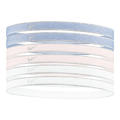 Nike Swoosh Sport Metallic Headband - 6 Pack